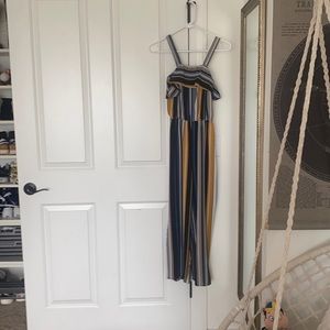 Multi color jump suit